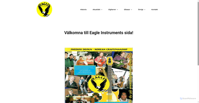 Security scan screenshot of https://eagleinstruments.se