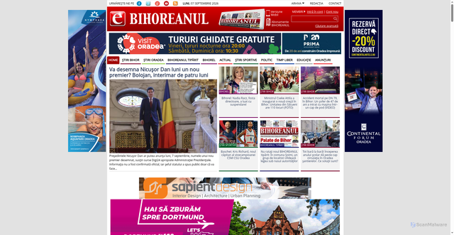 Security scan screenshot of https://ebihoreanul.ro