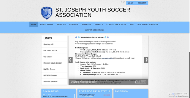 Security scan screenshot of https://www.sjysa.org/