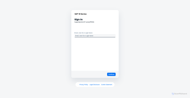 Security scan screenshot of https://supportportal-pslogassistant-app.cfapps.sap.hana.ondemand.com