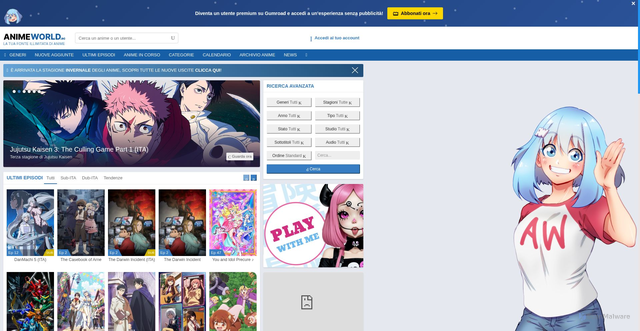 Security scan screenshot of https://www.animeworld.so