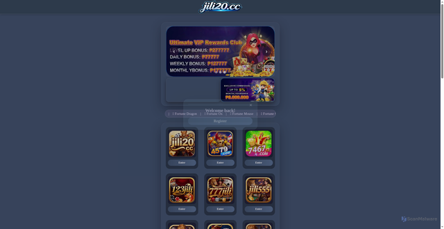 Security scan screenshot of https://jili20.xyz/?host=https://wjknw6.com?ch=64280