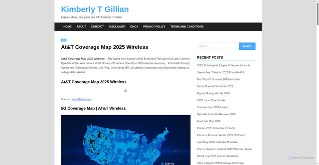 Security scan screenshot of https://kimberlytgillianb.pages.dev/pychw-att-coverage-map-2025-wireless-yltcr/