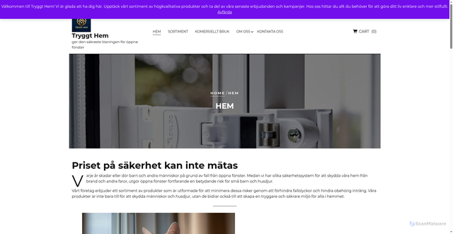 Security scan screenshot of https://semperiuvenis.se