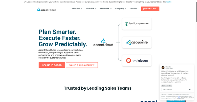 Security scan screenshot of https://ascentcloud.io