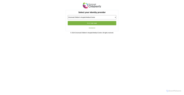 Security scan screenshot of https://redcap.research.cchmc.org