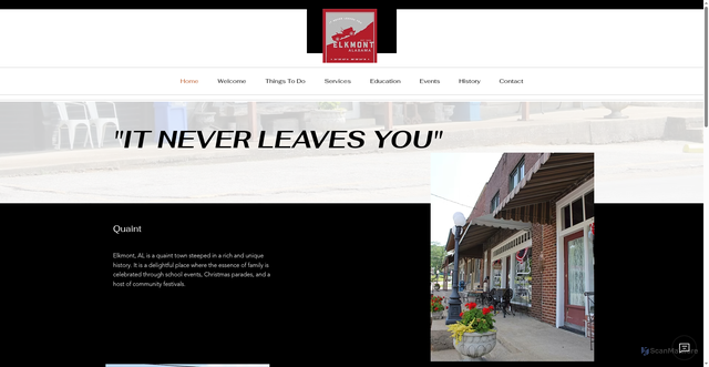 Security scan screenshot of https://www.elkmontal.gov/