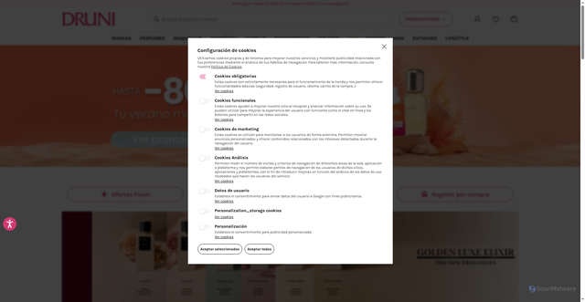 Security scan screenshot of app3.salesmanago.es