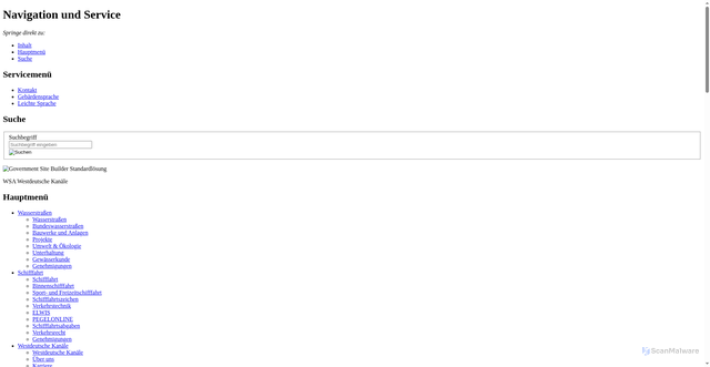Security scan screenshot of https://www.wsa-westdeutsche-kanaele.wsv.de/Webs/WSA/Westdeutsche-Kanaele/DE/Startseite/startseite_node.html