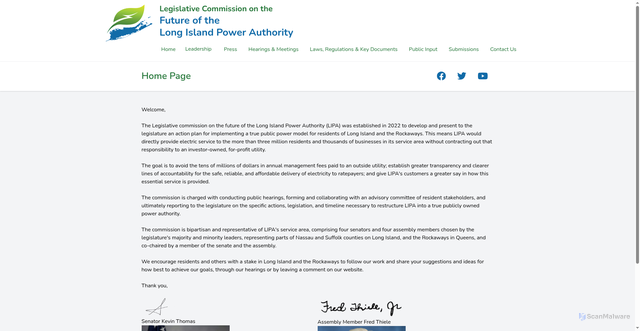 Security scan screenshot of https://nylipa.gov/