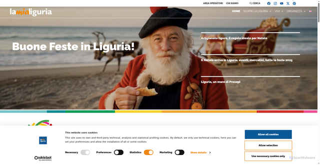 Security scan screenshot of https://lamialiguria.it/