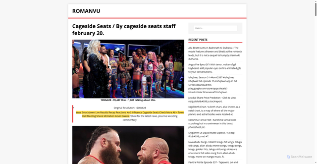 Security scan screenshot of https://vunamar.pages.dev/post/cageside-seats/
