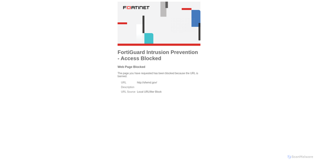 Security scan screenshot of http://sfwmd.gov/
