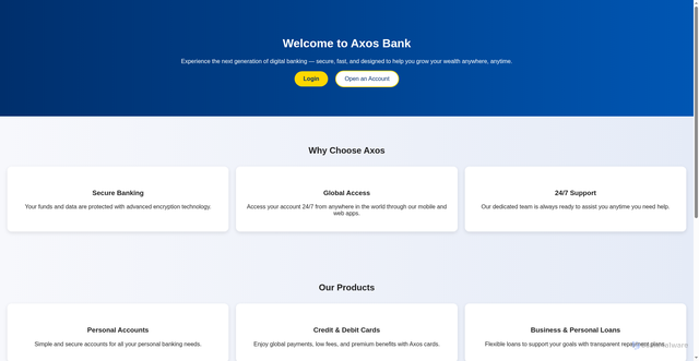 Security scan screenshot of https://axos-onlinebanking-eight.vercel.app/