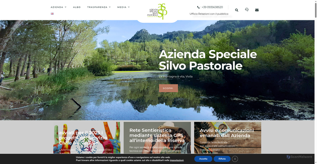 Security scan screenshot of https://asspnicosia.en.it/it/