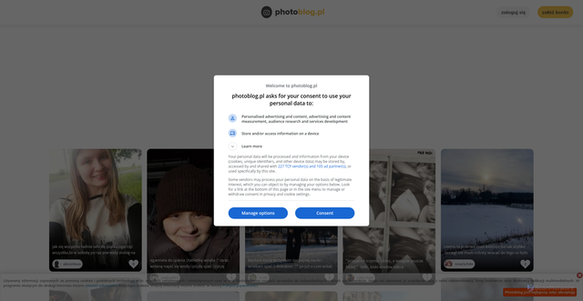 Security scan screenshot of https://www.photoblog.pl
