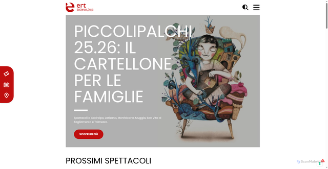 Security scan screenshot of https://ertfvg.it/