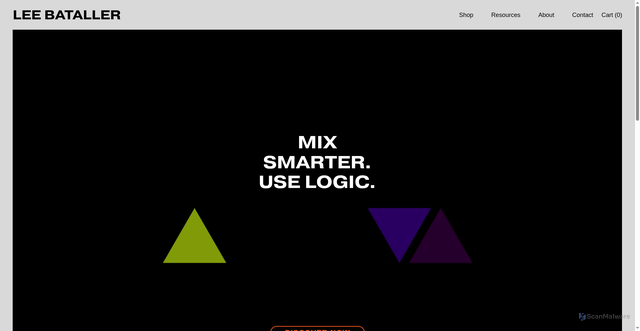 Security scan screenshot of http://www.leebataller.com/