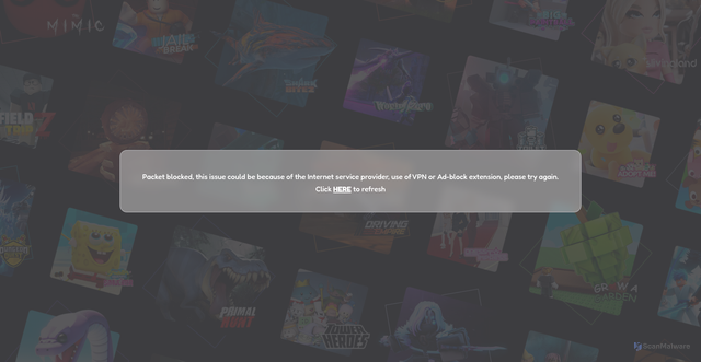 Security scan screenshot of https://links.lootlabs.gg/s?sAfNxF0a