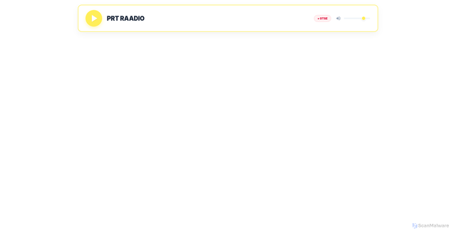 Security scan screenshot of https://raadioprtplayer-y7pot3r36y.edgeone.app/