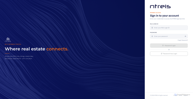 Security scan screenshot of https://ntreis.clareity.net