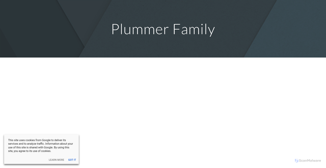 Security scan screenshot of https://www.plummer.org/