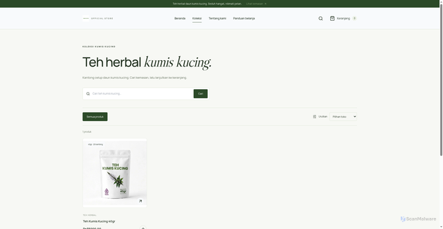 Security scan screenshot of http://kumiskucing.store/katalog