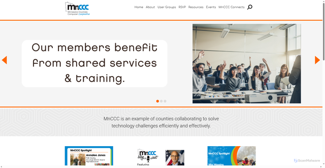 Security scan screenshot of https://mnccc.gov/