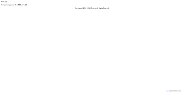 Security scan screenshot of https://masdkv6.3g.qq.com