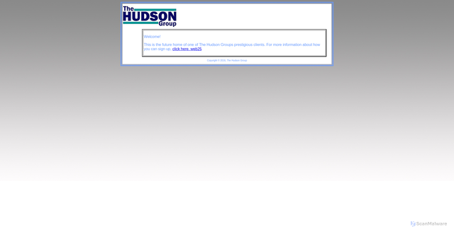 Security scan screenshot of https://hudsonltd.net
