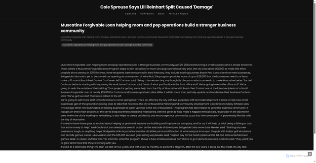 Security scan screenshot of https://donotdisturbtvhugo-7h5hb3r2jc.edgeone.app/15566-muscatine-forgivable-loan-helping-mom-and-pop-operations-build-a-stronger-business-community.html