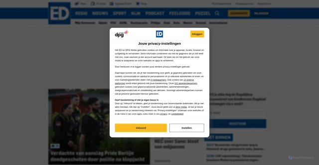Security scan screenshot of https://ed.nl
