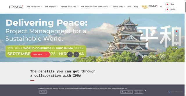 Security scan screenshot of https://ipma.world