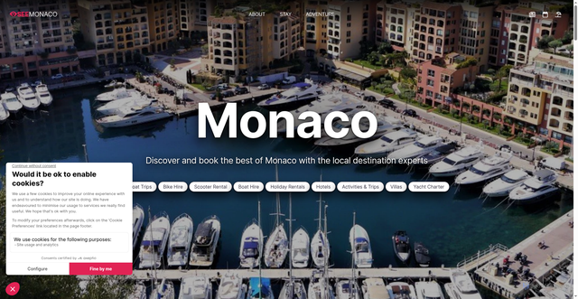 Security scan screenshot of https://www.seemonaco.com/