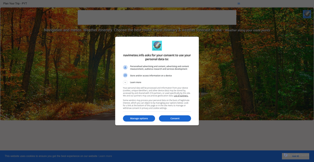 Security scan screenshot of https://navimeteo.info/