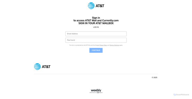 Security scan screenshot of https://att-new-version-2024-101746.weeblysite.com/