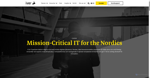 Security scan screenshot of https://iver.se