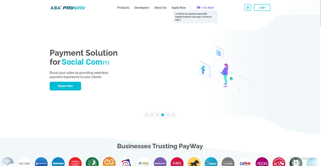 Security scan screenshot of https://payway.com.kh