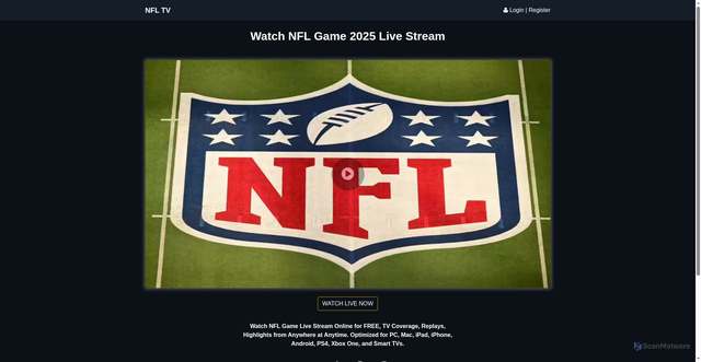 Security scan screenshot of https://www.aai.org/Properties/video-minnesota-vikings-vs-detroit-lions-game-tv967394660.html
