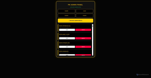 Security scan screenshot of https://adminpanelby-pramoddngui-lh9h403dw8.edgeone.app/