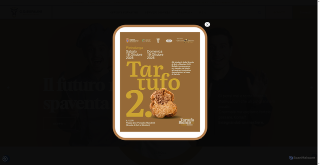 Security scan screenshot of https://www.gobufalini.it/