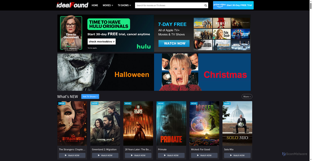 Security scan screenshot of https://en.idealfound.com
