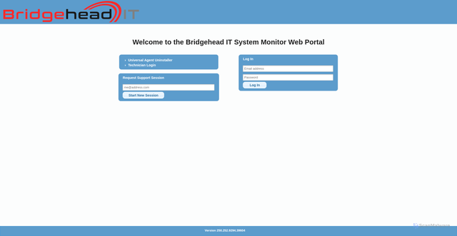 Security scan screenshot of https://bridgehead35.bridgeheadit.com