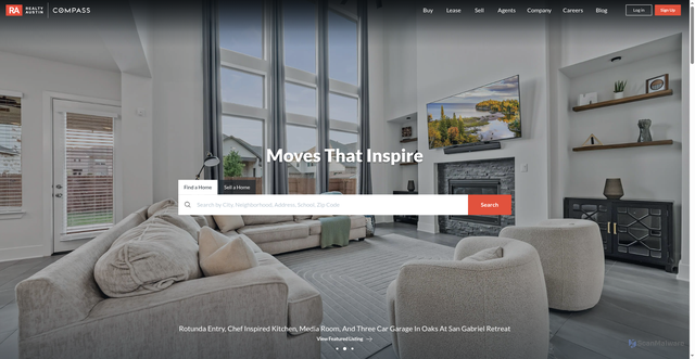 Security scan screenshot of https://www.realtyaustin.com/