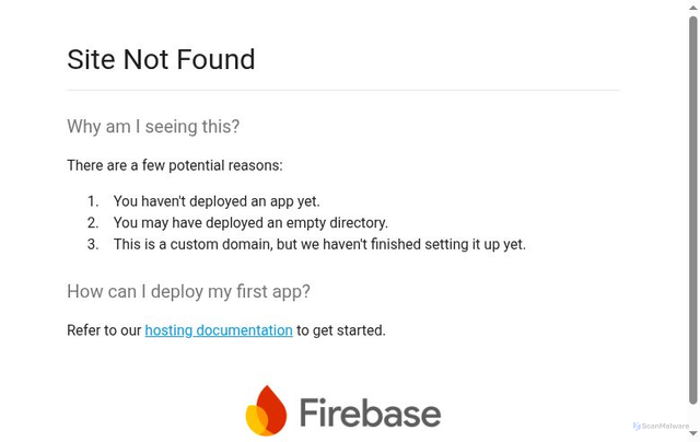 Security scan screenshot of https://holistic-production.firebaseapp.com/