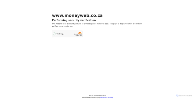 Security scan screenshot of https://www.moneyweb.co.za/news/international/fed-minutes-show-more-officials-warned-of-rate-hike-scenario/