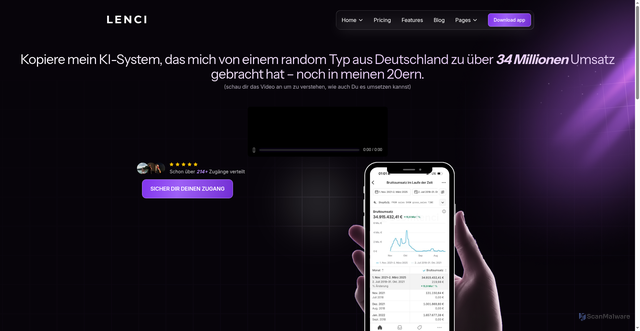 Security scan screenshot of https://ecomlenci.de/