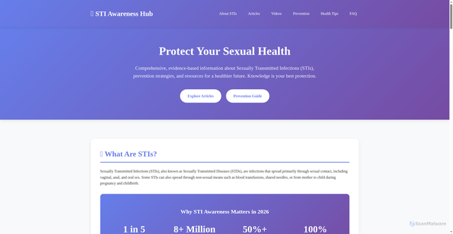Security scan screenshot of https://sti-awereness-hub-mbdk0htq5u.edgeone.app/
