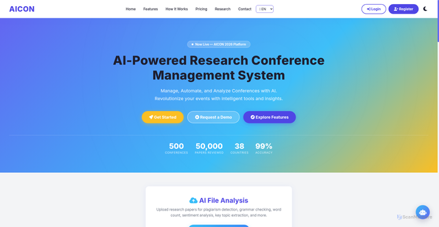 Security scan screenshot of https://aiconui-ryqvn5j0gy.edgeone.app/AICON_Final.html
