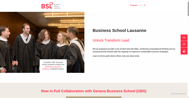 Security scan screenshot of http://www.bsl-lausanne.ch/?b=sales-63684058